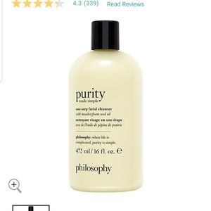 Purity made simple facial cleanser